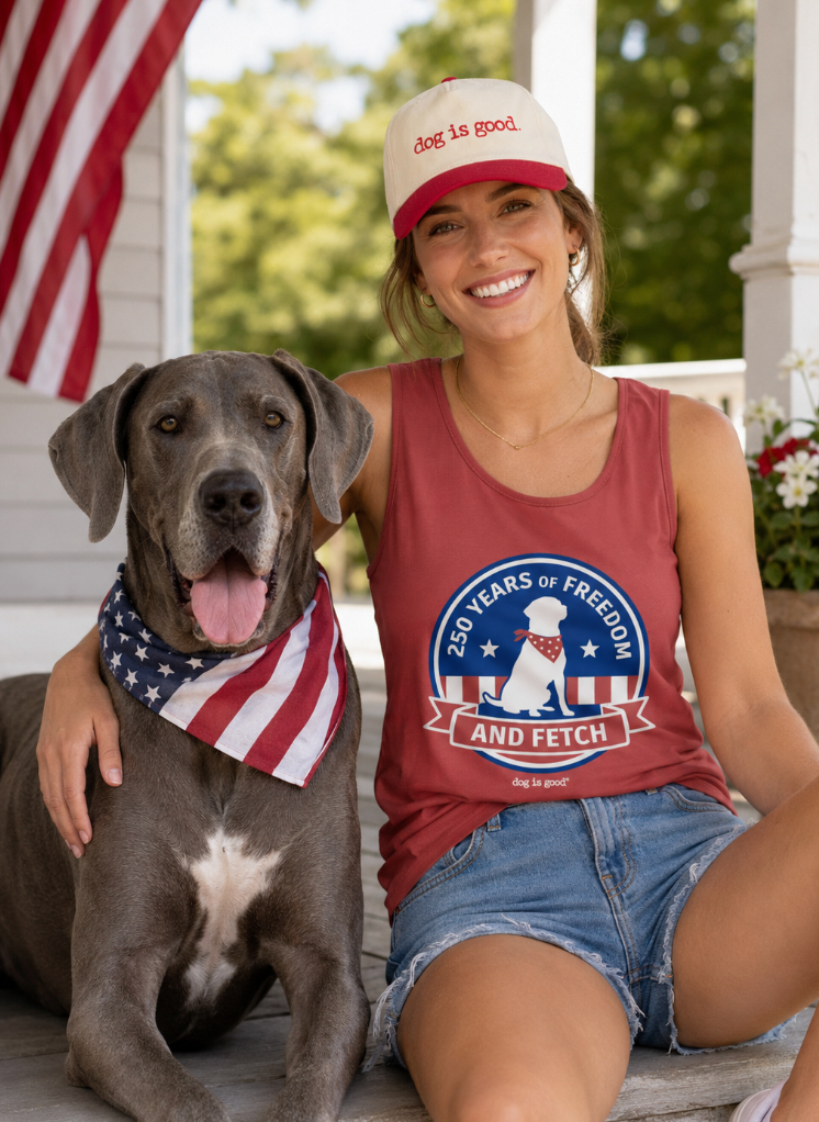 Tank Top: 250 Years of Freedom and Fetch