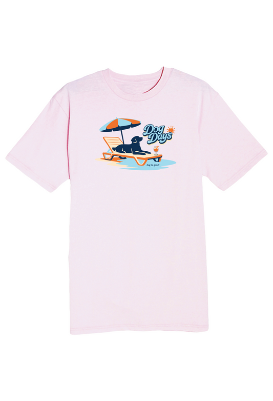 T-shirt: Dog Days (Pink)
