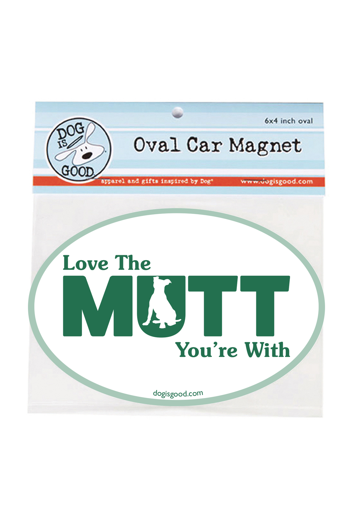 Car Magnet: Love The Mutt (6 PK)