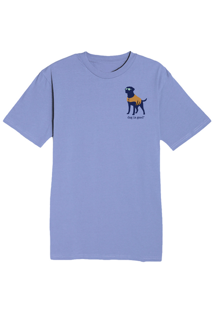 T-shirt: Never Paddle Alone (Periwinkle)