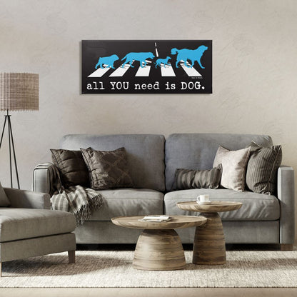 Dog is Good | Need Dog Music Pun Wall Art