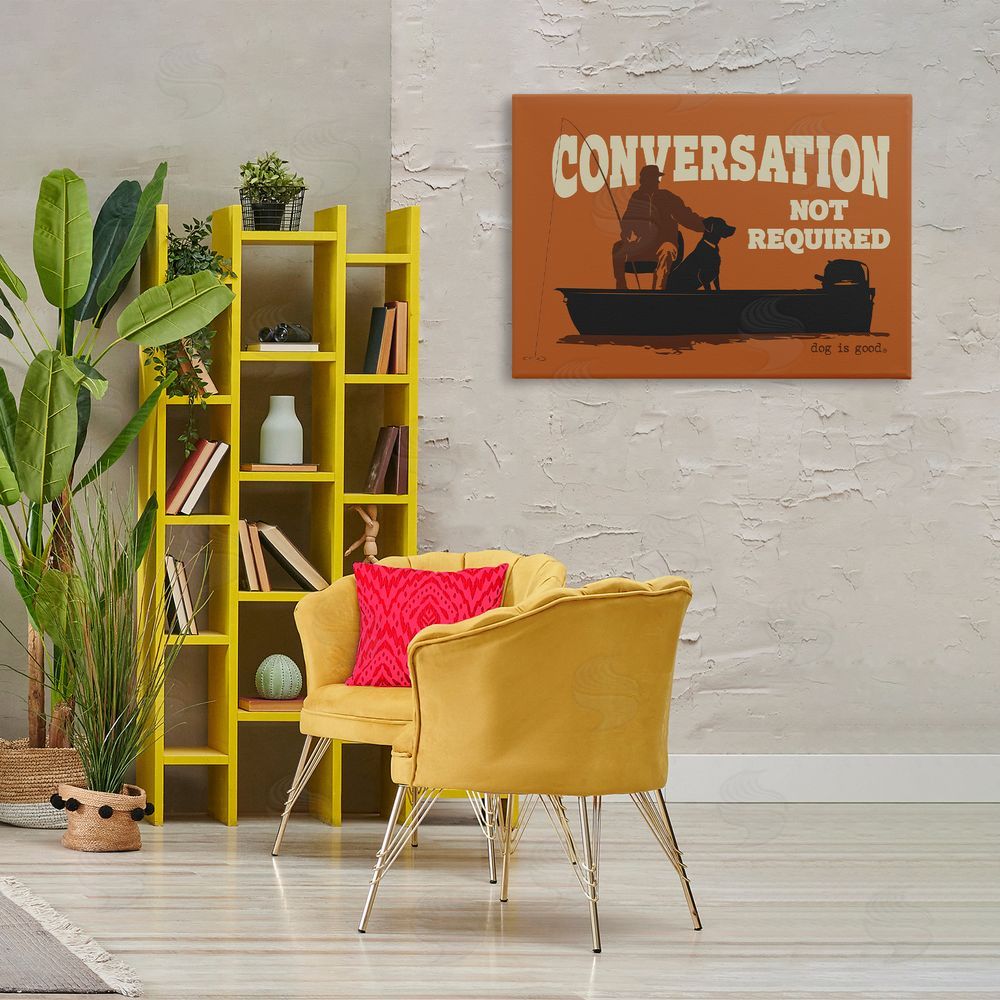 Dog is Good | Conversation Not Required Dog Wall Art