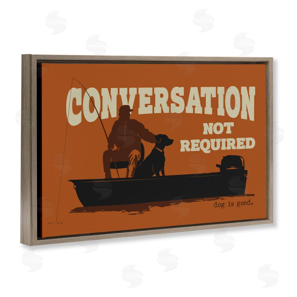Dog is Good | Conversation Not Required Dog Wall Art