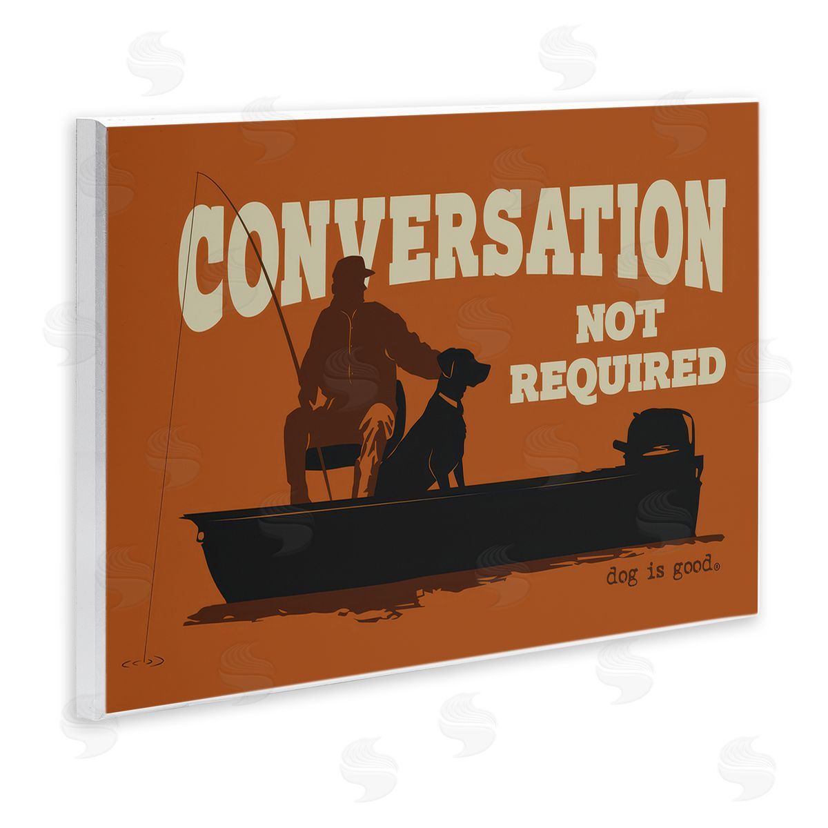 Dog is Good | Conversation Not Required Dog Wall Art