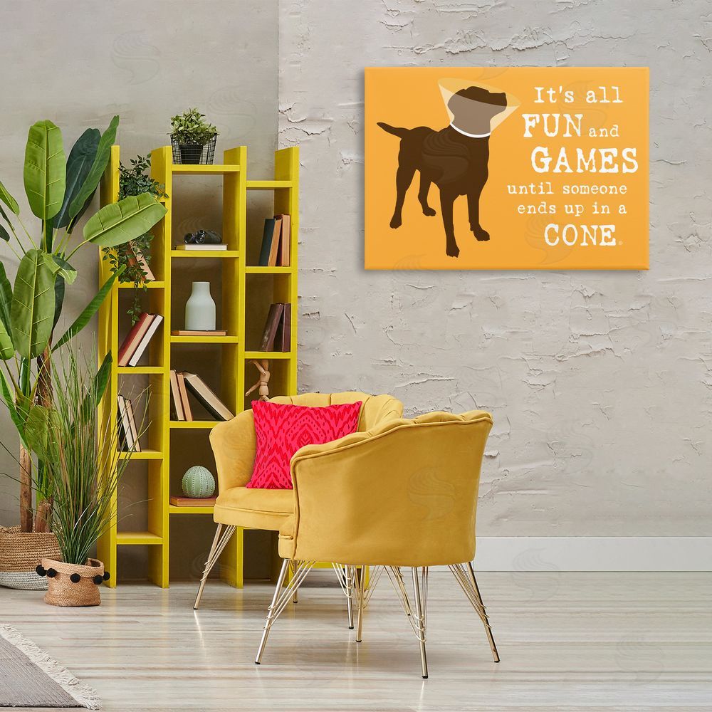 Dog is Good | Fun & Games Cone Wall Art