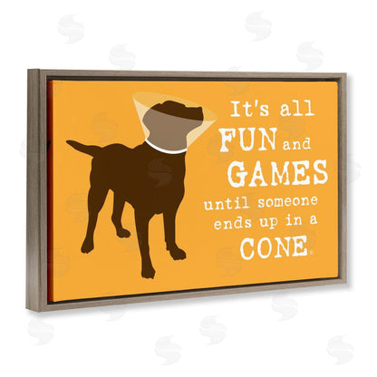 Dog is Good | Fun & Games Cone Wall Art