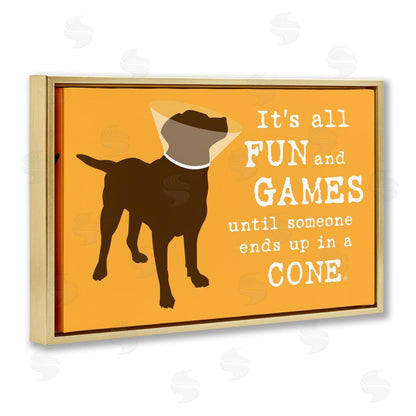 Dog is Good | Fun & Games Cone Wall Art
