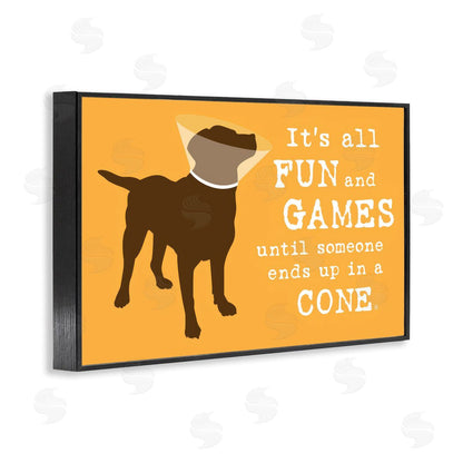 Dog is Good | Fun & Games Cone Wall Art