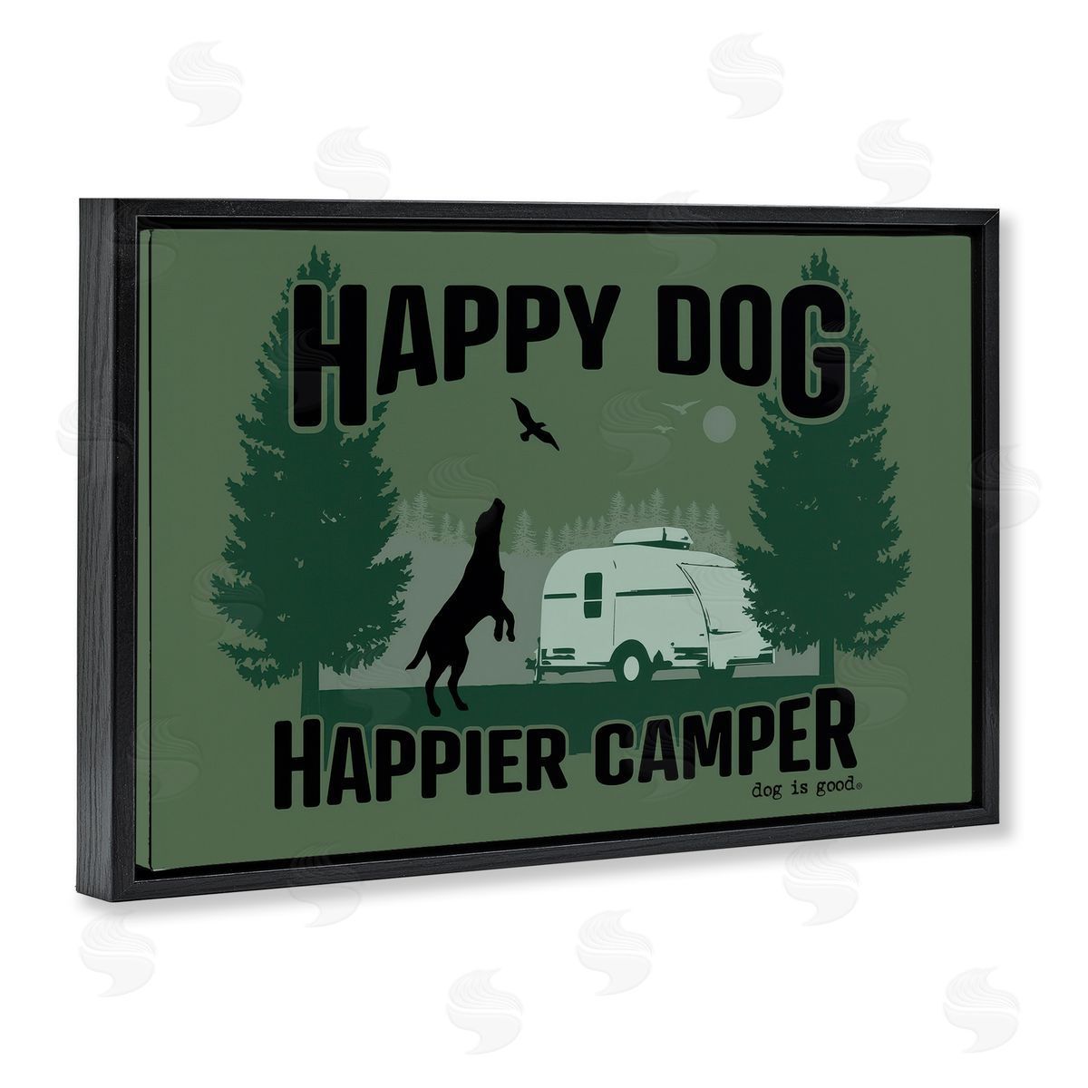 Dog is Good | Happier Camper with Dog Wall Art