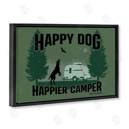 Dog is Good | Happier Camper with Dog Wall Art