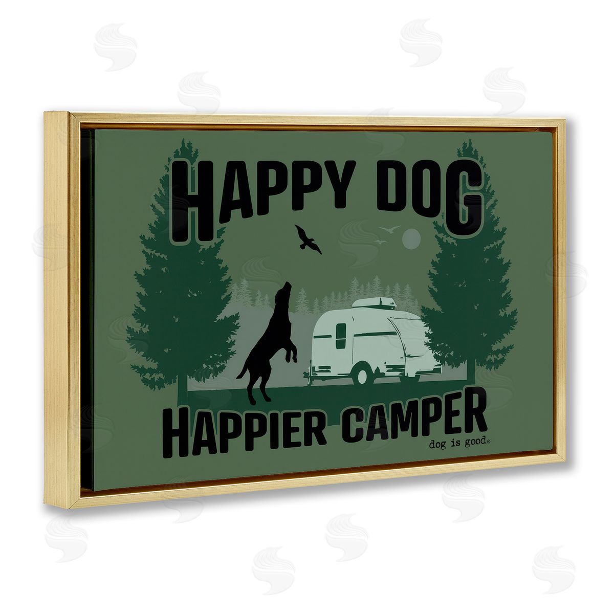 Dog is Good | Happier Camper with Dog Wall Art