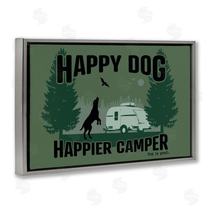 Dog is Good | Happier Camper with Dog Wall Art