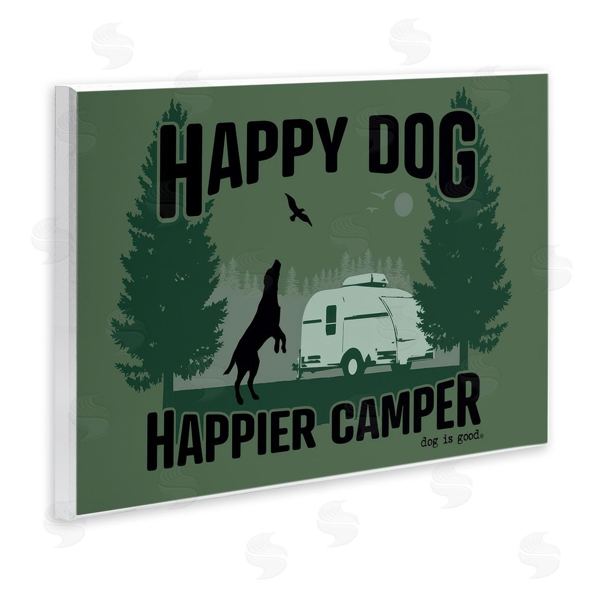 Dog is Good | Happier Camper with Dog Wall Art