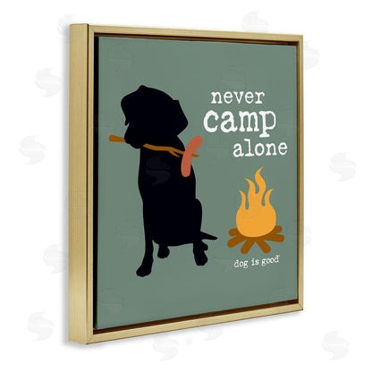 Dog is Good | Never Camp Alone Dog Wall Art