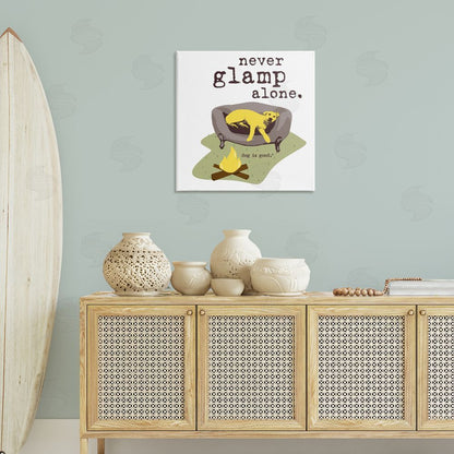 Dog is Good | Never Glamp Alone Dog Wall Art