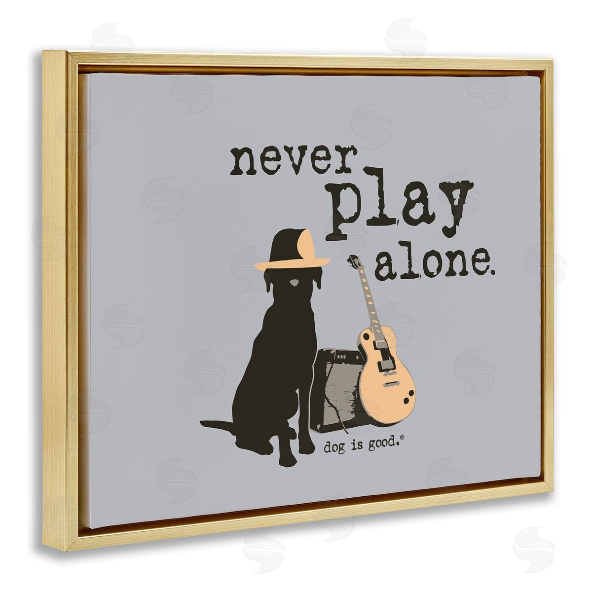 Dog is Good | Never Play Alone with Dog Wall Art
