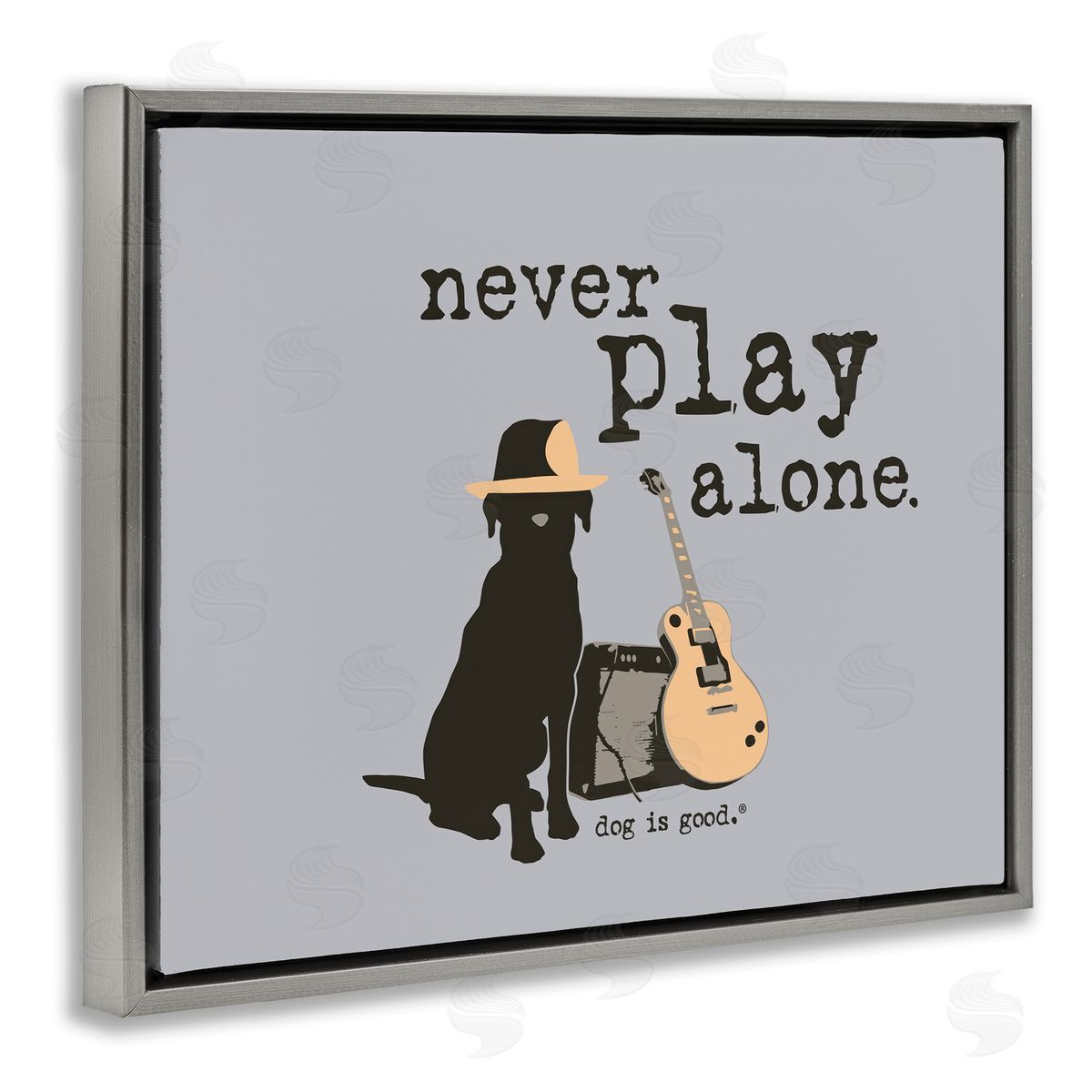 Dog is Good | Never Play Alone with Dog Wall Art