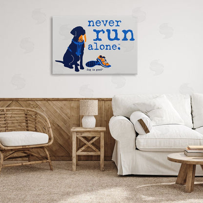 Dog is Good | Never Run Alone Dog Wall Art