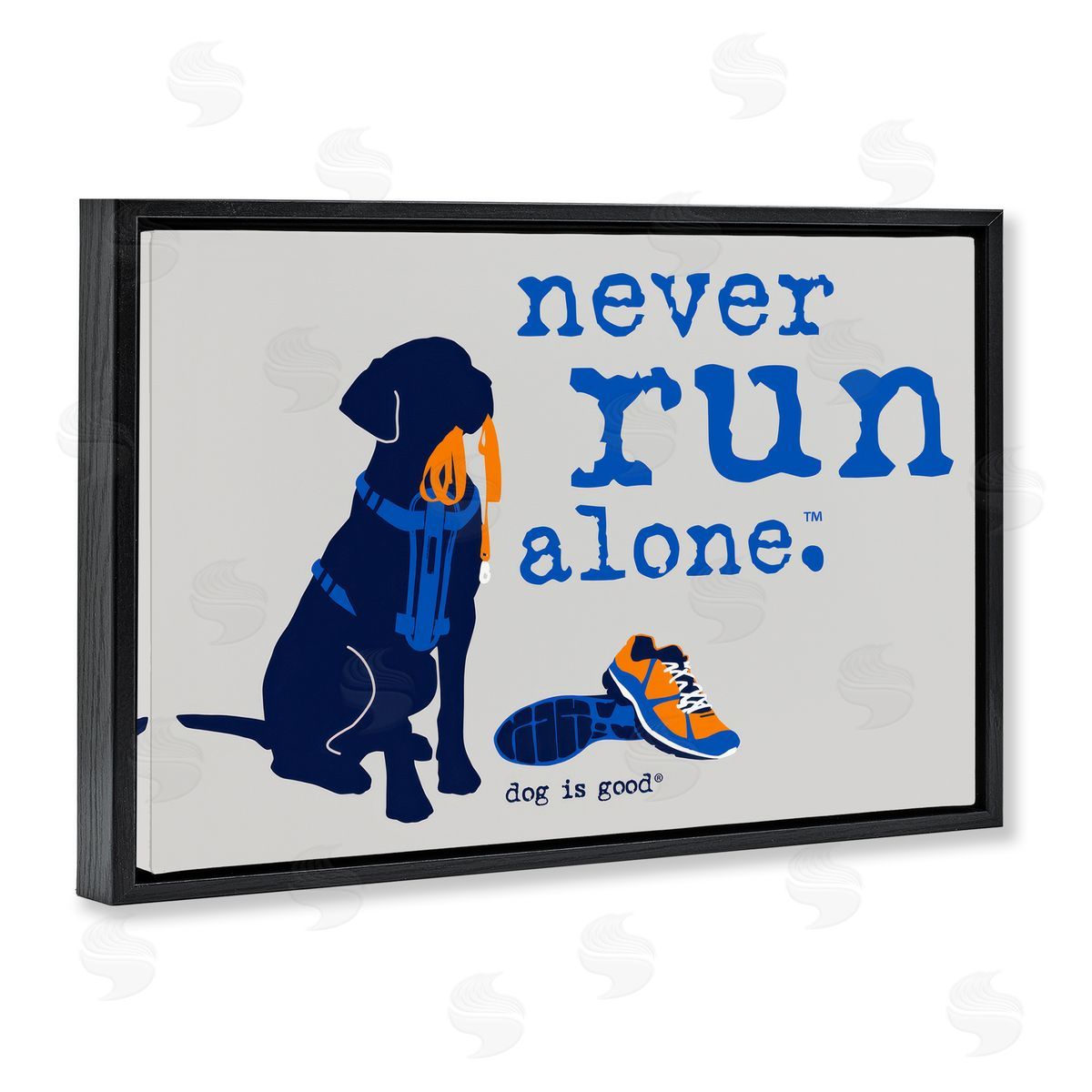 Dog is Good | Never Run Alone Dog Wall Art