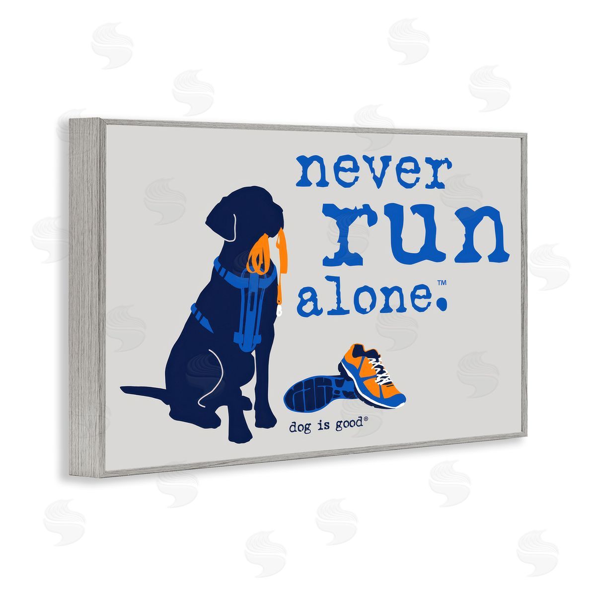 Dog is Good | Never Run Alone Dog Wall Art