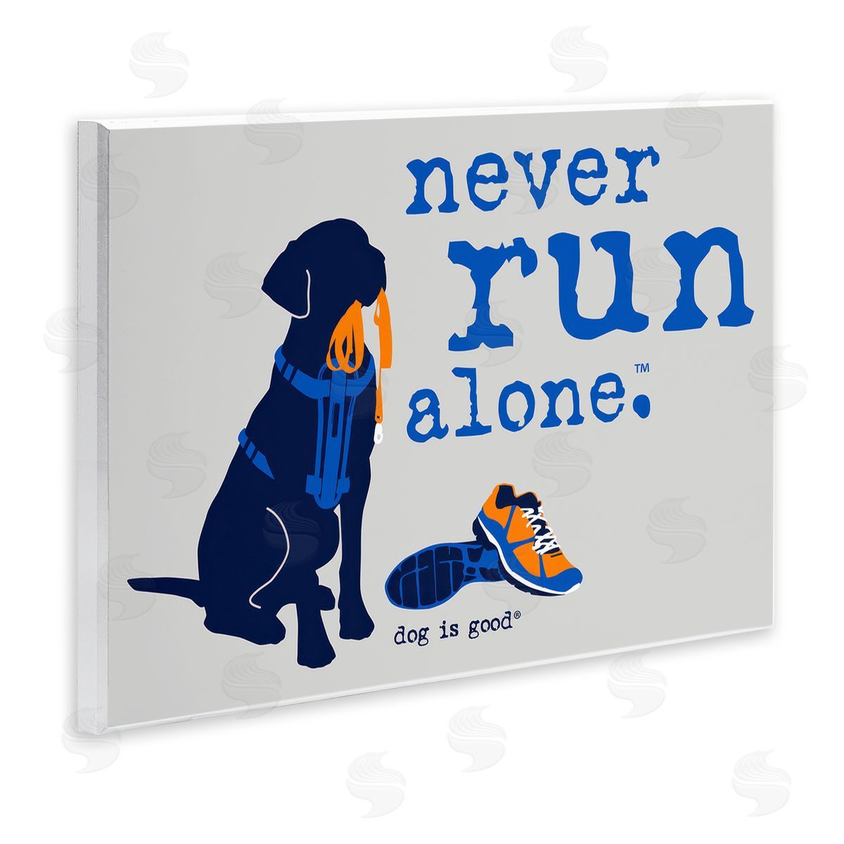 Dog is Good | Never Run Alone Dog Wall Art