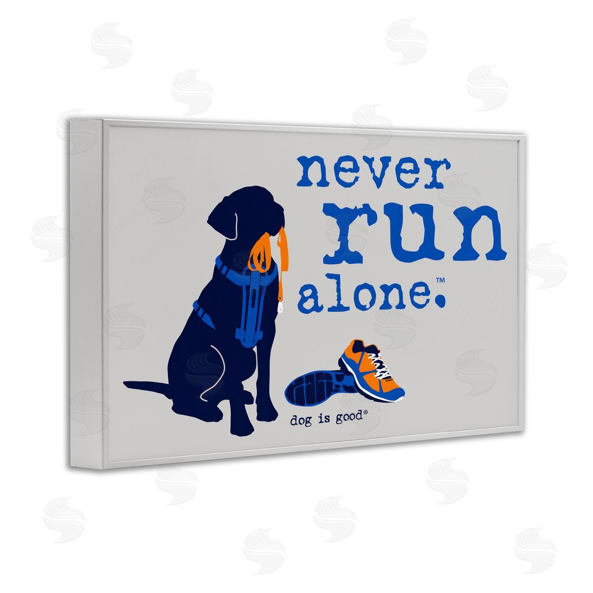 Dog is Good | Never Run Alone Dog Wall Art