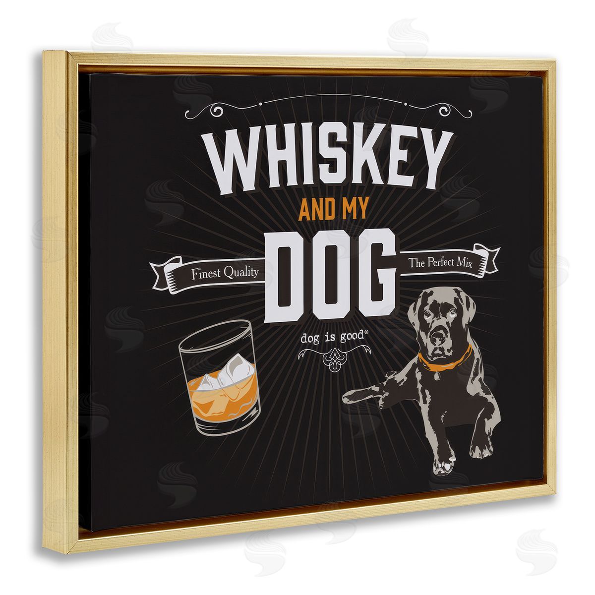 Dog is Good | Whiskey & My Dog Wall Art