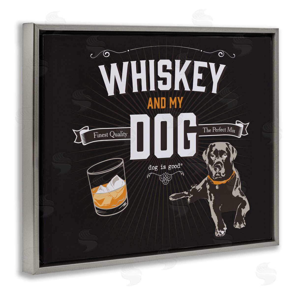 Dog is Good | Whiskey & My Dog Wall Art