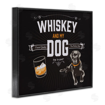Dog is Good | Whiskey & My Dog Wall Art