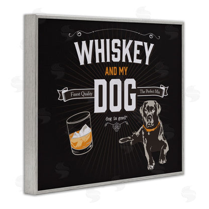 Dog is Good | Whiskey & My Dog Wall Art