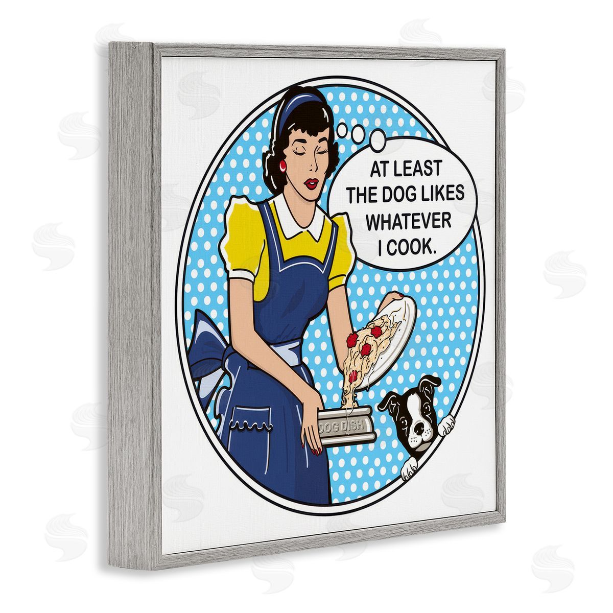Dog is Good | Funny Vintage Dog Phrase Wall Art
