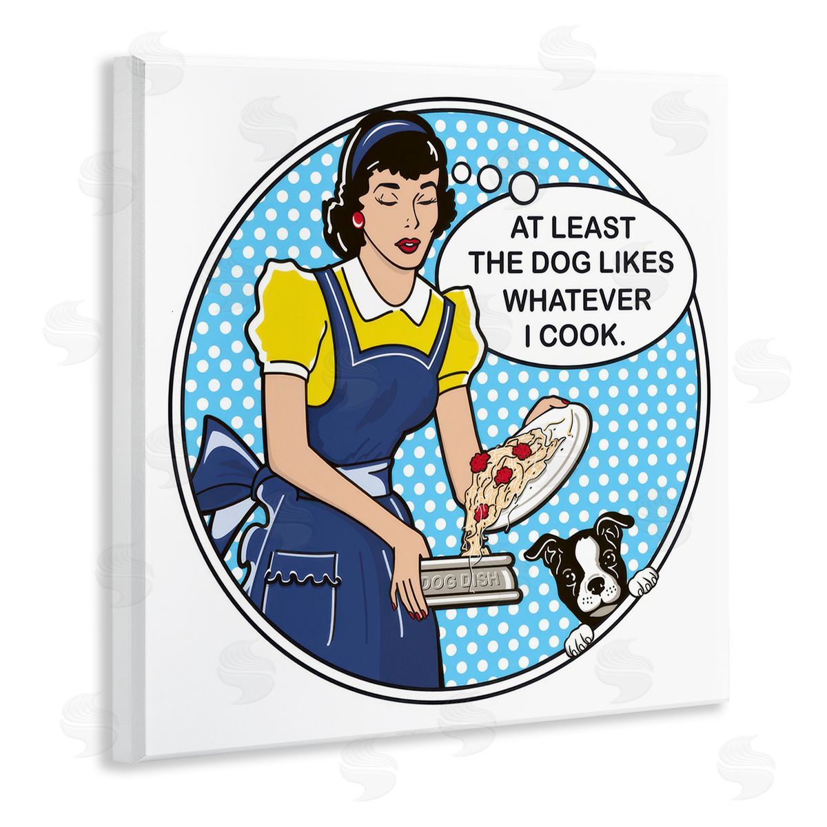 Dog is Good | Funny Vintage Dog Phrase Wall Art