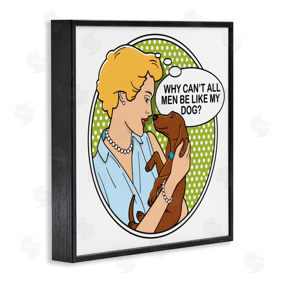Dog is Good | Funny Men & Dogs Wall Art