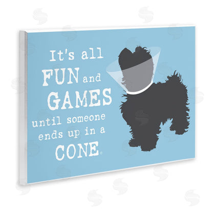 Dog is Good | Funny Fun & Games Dog Wall Art