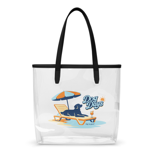 Beach Tote Bag: Dog Days