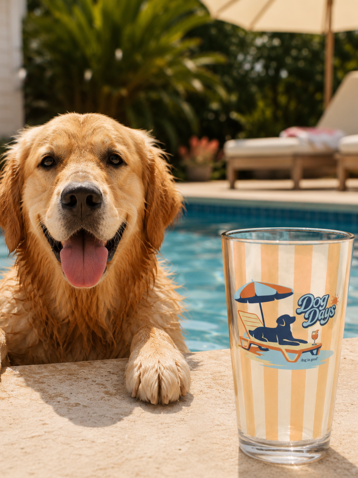 Pint Glass: Dog Days – 16 oz