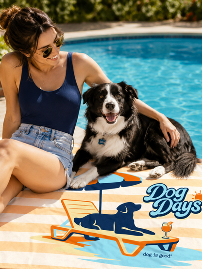 Beach Towel: Dog Days