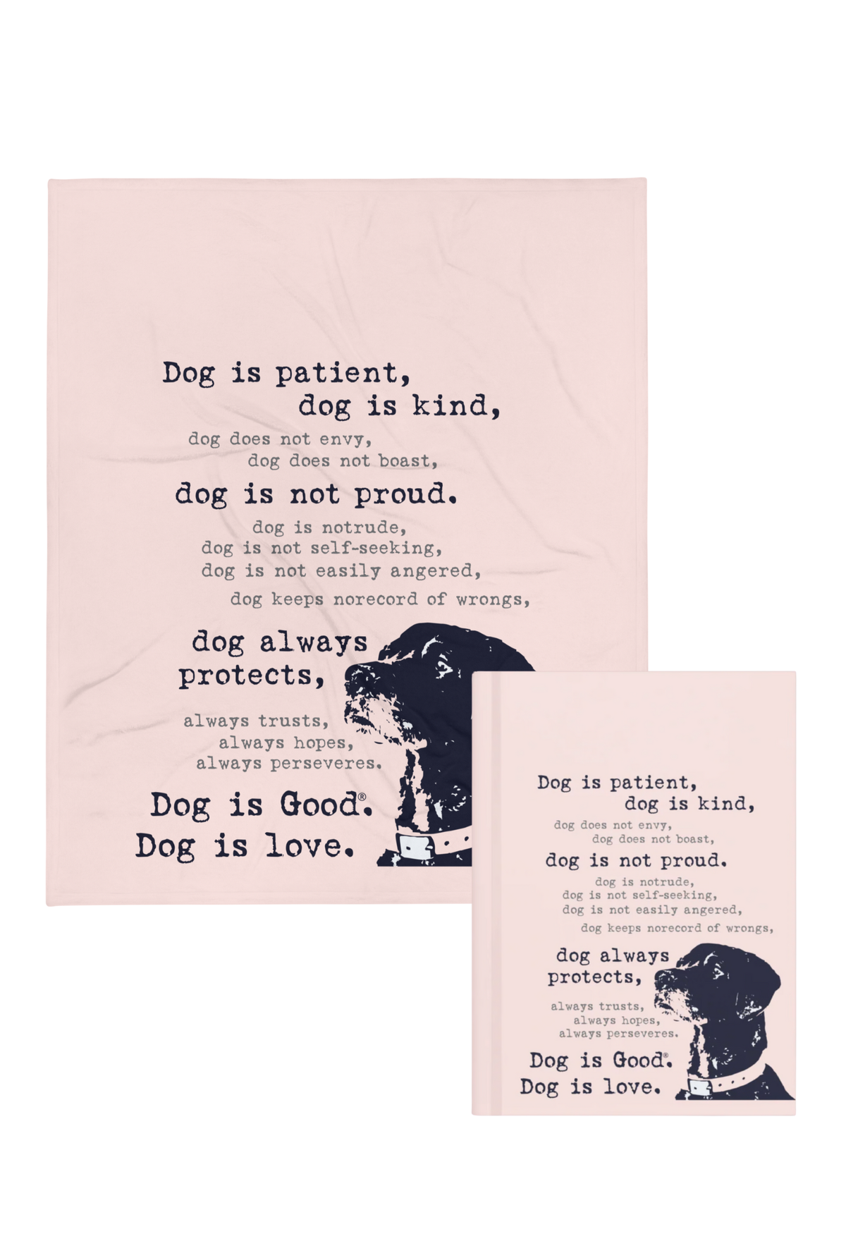 Gift Set: Dog is Patient, Dog is Kind, Dog is Love