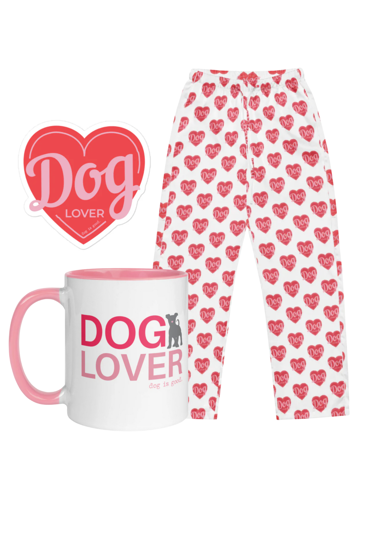 Gift Set: Cozy Dog Lover (Vintage Heart)