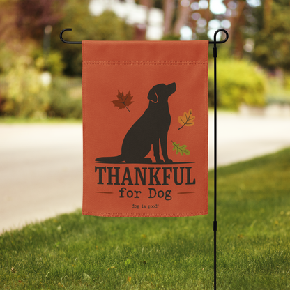 Garden Flag: Thankful for Dog (Fall)