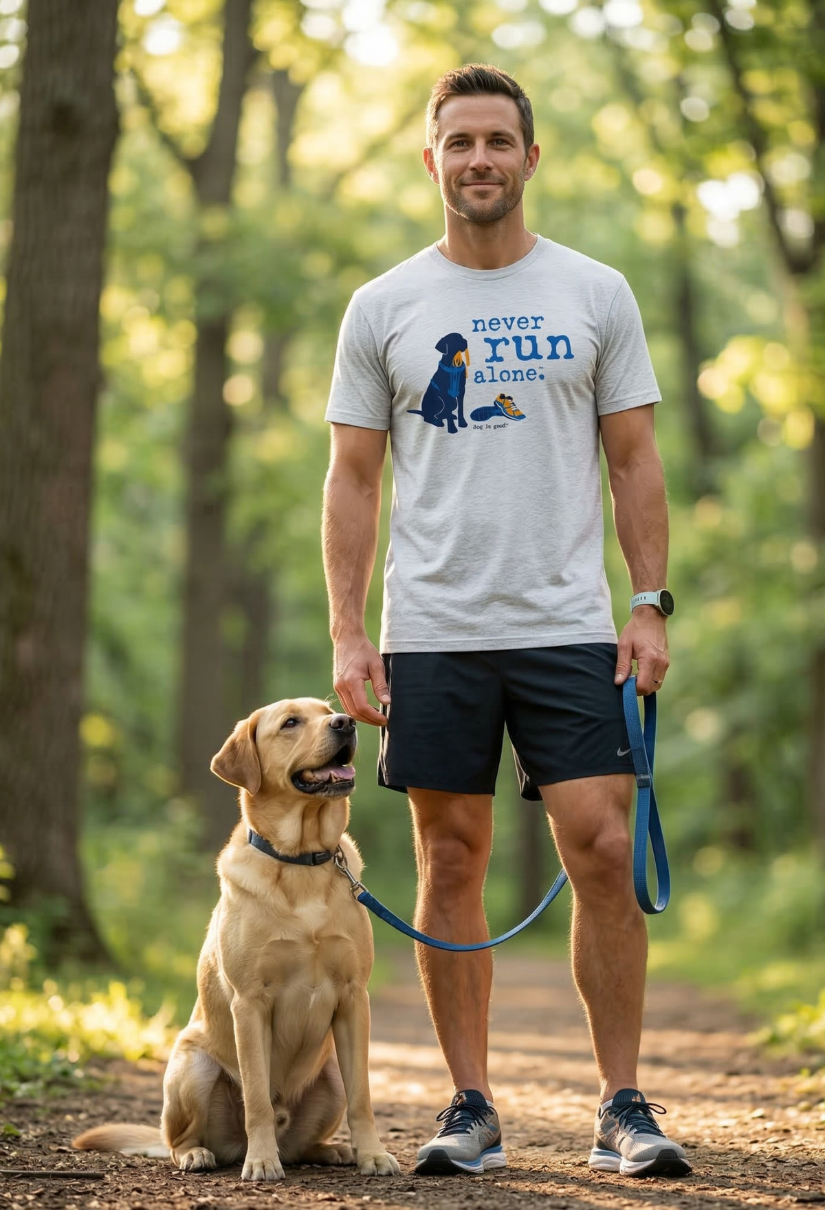 T-Shirt: Never Run Alone (Unisex)