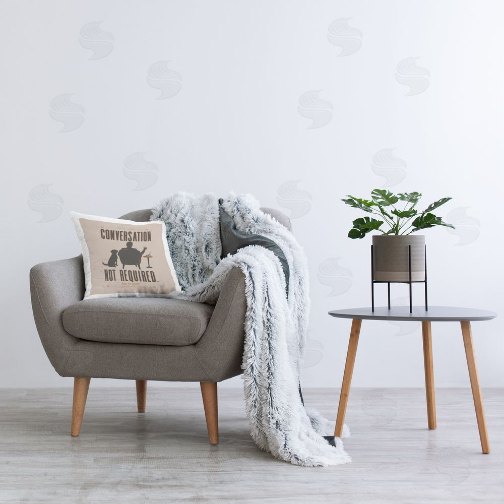 Dog is Good | Whiskey & My Dog Printed Throw Pillow