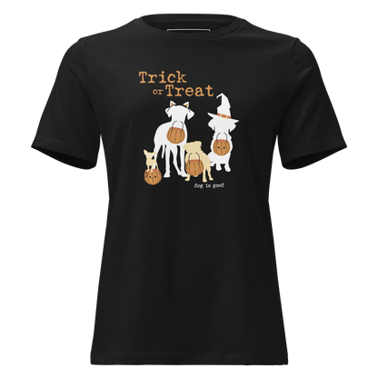 Trick or Treat Women’s Tee (Black)
