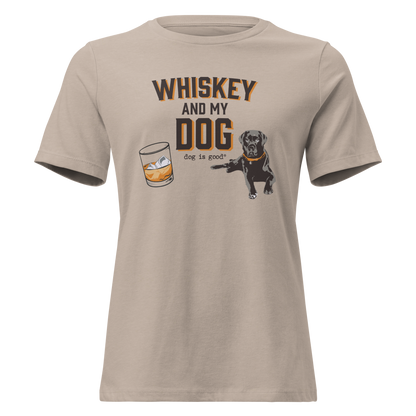 T-shirt: Whiskey & My Dog, Women's