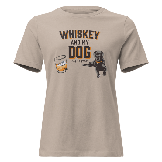 T-shirt: Whiskey & My Dog, Women's